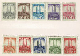 Ref 1608 -  Belgian Congo - Zaire 1941 Set SG 231/236 (less 236) Mounted Mint Stamps - Ungebraucht