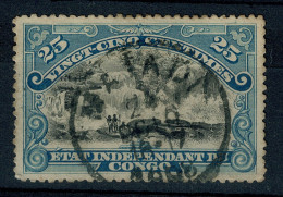 Ref 1609 - 1915 Belgian Congo - 25c Used Stamp  SG 73 - Usados