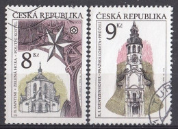 CZECH REPUBLIC 119-120,used,falc Hinged - Oblitérés