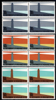 Ref 1609 - 1981 New Zealand Life Insurance Stamps In Blocks Of 4  - MNH Stamps SG L64/69 - Ongebruikt