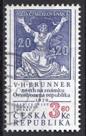 CZECH REPUBLIC 133,used,falc Hinged - Gebraucht