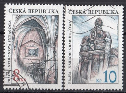 CZECH REPUBLIC 142-143,used,falc Hinged - Gebruikt