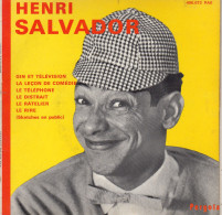 Disque 45T - SP De Henri Salvador - Gin Et Télévision - Pergola 450.072 PAE - France 1964 - Humor, Cabaret