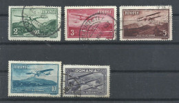 RUMANIA  YVERT  AEREO    14/18 - Used Stamps