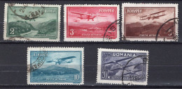 S2608 - ROMANIA ROUMANIE AERIENNE Yv N°14/18 - Used Stamps