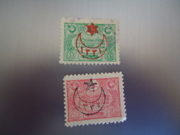 TURKEY   OTTOMAN USED   STAMPS  2   1915 OVERPRINT - Andere & Zonder Classificatie