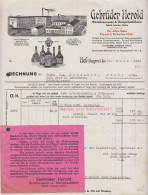 1934. DEUTSCHES REICH. Interesting RECHNUNG From Gebrüder Herold, Weinbrennerei & Dampfdestillerie Fabrik ... - JF532539 - Otros & Sin Clasificación
