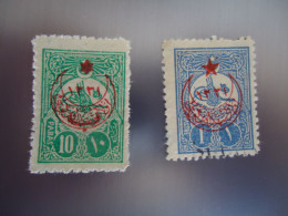 TURKEY   OTTOMAN MNH  USED  STAMPS   2  1915 OVERPRINT - Autres & Non Classés