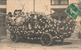 Port Louis * Fêtes Du 4 Sept. 1910 * Cortège De La Reine Des Fleurs De Bretagne , Un Sabot Fleuri Et Costume Breton - Port Louis