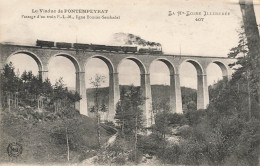 Pontempeyrat , Craponne Sur Arzon * Le Viaduc * Passage Train Ligne Chemin De Fer Haute Loire - Craponne Sur Arzon