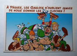 E24. 2008 CP Goscinny Uderzo ASTERIX ET OBELIX / A PAQUES LES CLOCHES / Neuve - Bandes Dessinées