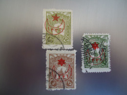 TURKEY   OTTOMAN USED   STAMPS   3  1915 OVERPRINT - Andere & Zonder Classificatie