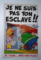 E24. 2008 CP Goscinny Uderzo ASTERIX ET OBELIX JE T'AIME MOI NON PLUS Neuve - Bandes Dessinées