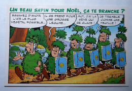 E24. 2008 CP Goscinny Uderzo ASTERIX ET OBELIX / UN BEAU SAPIN POUR NOEL Neuve - Bandes Dessinées