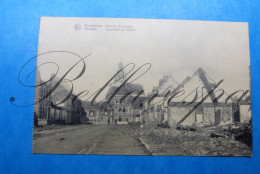 Roeselare  1914-1918   Geurre Ruines Menen Steenweg - War 1914-18