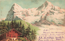 SUISSE - S14735 - Eiger Et Mönch Kunst Litho - L23 - Mon