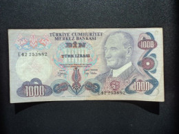 TURQUIE : 1000 LIRA  L.1870   P 191    Presque TTB * - Turquie