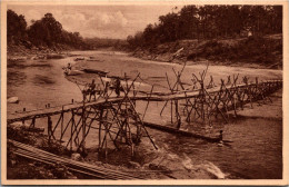 Asie - LAOS - LUANG PRABANG - Pont De Bambous Sur Le Nam KHAN - Laos