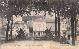 FRANCE - 03 - MONTLUCON - L'avenue De La Gare - Carte Postale Ancienne - Montlucon