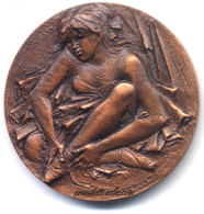 BALLERINE DANZATRICI ARTISTICA MEDAGLIA BRONZO DEL FERRUCCIO GUIDOTTI - Professionnels/De Société