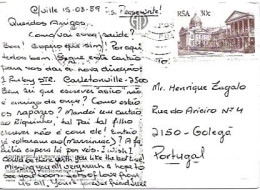 South Africa & Marcofilia, South Africa, A World Of Many Lands, Carletonville To Colega Portugal 1989 (78) - Covers & Documents