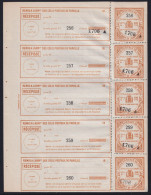 France Colis Postaux Paris Pour Paris N°152 - Feuillet De 5 Exemplaires - Neuf ** Sans Charnière - TB - Other & Unclassified