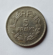 5 Francs Lavriller Nickel 1935 - Gad 760 - 5 Francs