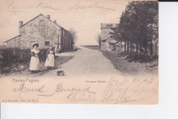 Delcampe - CPA 1903  :   Hautes-Fagnes  :  La Baraque Michel , Animée - Malmedy