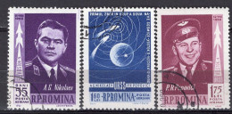 S2691 - ROMANIA ROUMANIE AERIENNE Yv N°157/59 - Usado