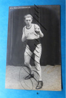 Boksen Bokser Boxeur Boxing Boxer "E.VAN DEN BROECKE" Fotokaart Photo HALLEUX Berchem Ca 1920-1930 Studio Opname B.B.C. - Boxing