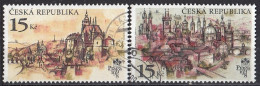 CZECH REPUBLIC 156-157,used,falc Hinged - Used Stamps