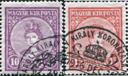 634467 USED HUNGRIA 1916 CORONAMIENTO DE LOS SOBERANOS - Unused Stamps