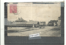 04-2023 - RAC340 - SEINE MARITIME - 76 - BUCHY - Place Persac Et Rue De La Gare - Buchy