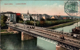 ! Alte Ansichtskarte Aus Saarbrücken, Louisenbrücke, 1910 - Saarbruecken