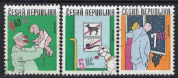 CZECH REPUBLIC 231-233,used,falc Hinged - Oblitérés