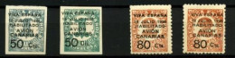 España (Canarias) Nº 4/5 Y 4/5ha. Año 1936-1937 - Wohlfahrtsmarken