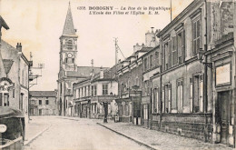 93 - BOBIGNY - S14766 - La Rue De La République - L'Ecole Des Filles Et L'Eglise - L23 - Bobigny