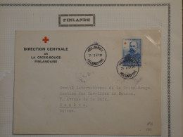 \+\ RED CROSS FINLANDE  BELLE LETTRE  RR 1952 CROIX ROUGE HELSINSKI  A GENEVE SUISSE   +AFF.PLAISANT+ - Cartas & Documentos