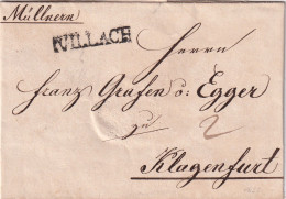 AUTRICHE LETTRE DE VILLACH SANS TEXTE - ...-1850 Préphilatélie