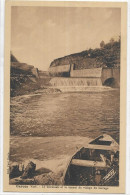 D 83. CARCESLE DEVERSOIR ET LE TUNNEL DE VIDAGE DU BARRAGE. CARTE ECRITE - Carces