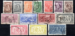 1496. GREECE 1906 2nd. OLYMIC GAMES SC.184-197 Y.T.165-178 USED SET.6 SCANS - Used Stamps