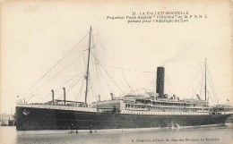 La Rochelle * La Pallice * Le Paquebot Poste Anglais L'ORCOMA De La PSN , Partant Pour L'amérique Du Sud * Bateau - La Rochelle