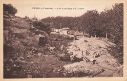 Pérols * Les Carrières De Granit * Mine Mines Pierre Exploitation - Andere & Zonder Classificatie