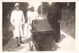 Landau Ancien * Poussette Enfants * Pram Kinderwagen * Modèle Marque ? * Enfant Bébé * Photo Ancienne 9x6.5cm - Other & Unclassified