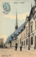 Beaune * Rue Et L'hôpital * Cpa Toilée Colorisée - Beaune