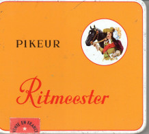 Boite Métal CIGARS RITMEESTER PIKEUR ( Hollande ) Vente En France Par SEITA - Empty Tobacco Boxes