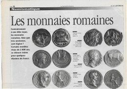 Les Monnaies Romaines  Article Extrait De La Vie Du Collectionneur - Français