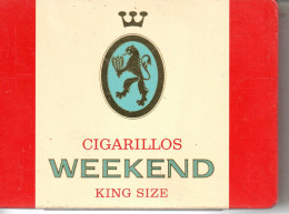 Boite Métal Cigarillos WEEKEND King Size - Boites à Tabac Vides