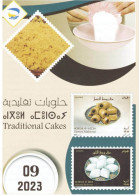 ALGERIE ALGERIA - 2023 - Leaflet - Traditional Cakes - Honey Makrout - Almond Makrout - Pastries - Miel - Honig - Miele - Alimentation