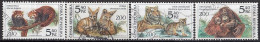 CZECH REPUBLIC 299-302,used,falc Hinged - Oblitérés